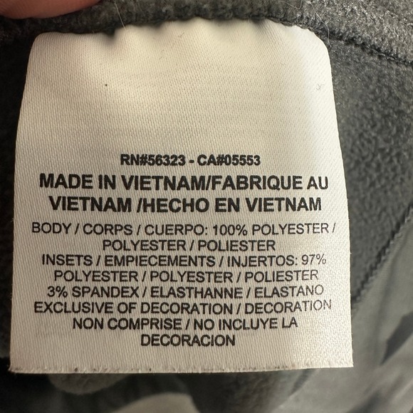 Nike Golf Therma-FIT 1/4 Zip Fleece Pullover Jacket Gray Mens Size 2XL - Picture 5 of 9